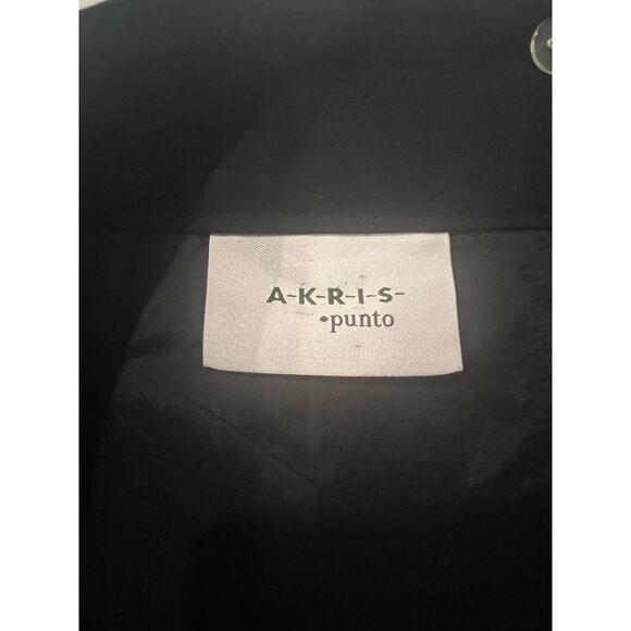 Akris Punto Mini Skirt Black Wool Viscose Womens Size 6/8 Academia Office Preppy - Picture 3 of 6